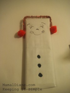 Snowman Stocking Stuffer 010