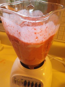 Banana Strawberry Smoothie 014