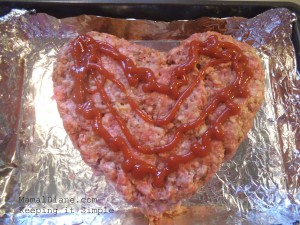 Meatloaf Heart Shaped 013