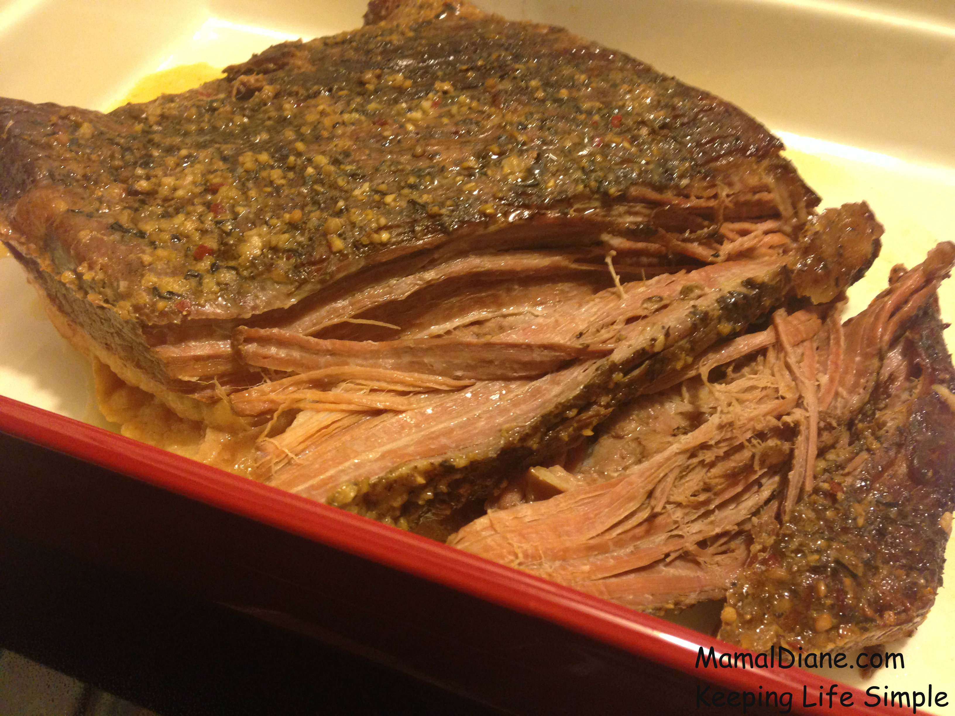 Beef Brisket in the Slow Cooker Mamal Diane