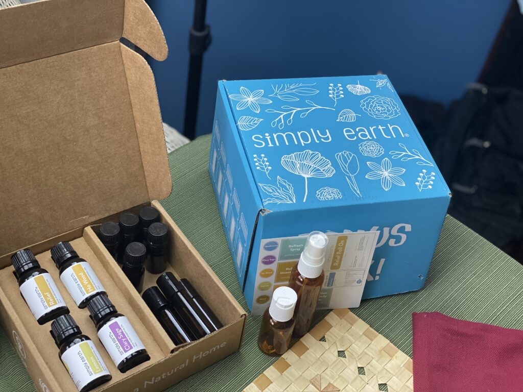 Simply Earth Essential Oil Recipe Box Review Exclusive 40 Gift Card